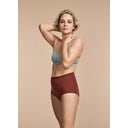 Culotte Taille Haute Menstruelle Rouge Rouille 