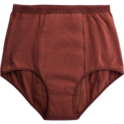 Culotte Taille Haute Menstruelle Rouge Rouille 
