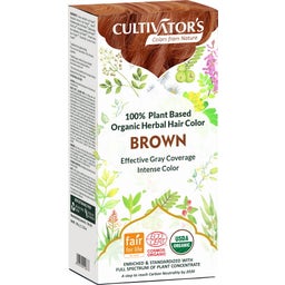 CULTIVATOR'S Organic Herbal Hair Color Brown - 100 g