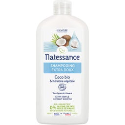 Natessance Jemný šampón s kokosom a keratínom - 500 ml