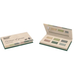 Terra Naturi 6-Colors Eyeshadow Palette - DREAM OF GREEN (vegan)