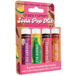 Crazy Rumors Mixed Pack Soda Pop Lip Balm - 1 sada