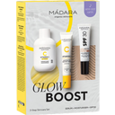 MÁDARA Organic Skincare GLOW BOOST 3-Step Skincare Set - 1 sada