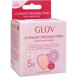GLOV Heart Shaped Ultrasoft Reusable Pads - 5 Stuks