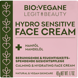 BIO:VÉGANE Legit Beauty Hydro Sensitive Face Cream - 49 g