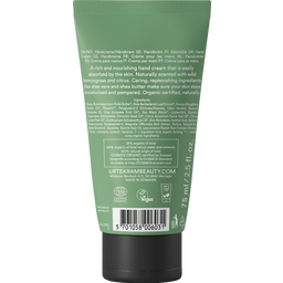 Urtekram Wild Lemongrass Hand Cream - 75 ml