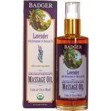 Badger Balm Lavender Aromatherapy Massage Oil