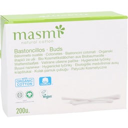 masmi Био памучни клечки за уши - 200 Броя